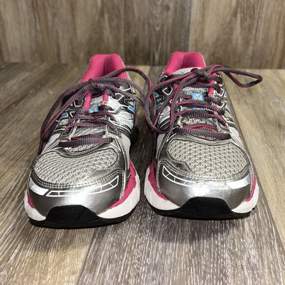 Asics Gel-Fortify Women's Size 6 US / 37 EU Gray Pink Blue Walking Sneaker Shoes - Picture 3 of 12